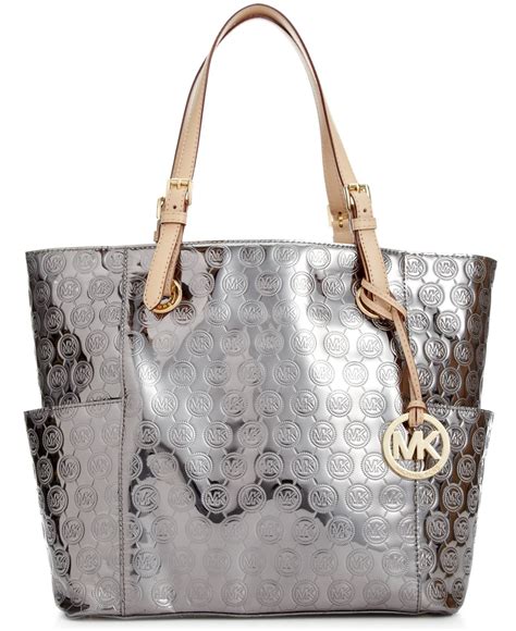 michael kors metallic tote|Michael Kors Tote for sale.